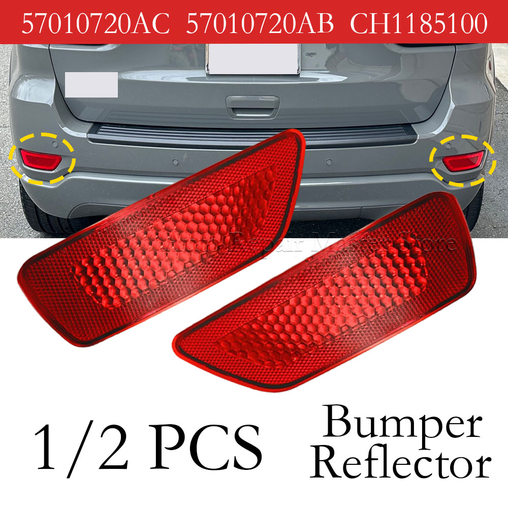 Compass Lensatic - 1/2pcs Car Red Tail Warning Reflector