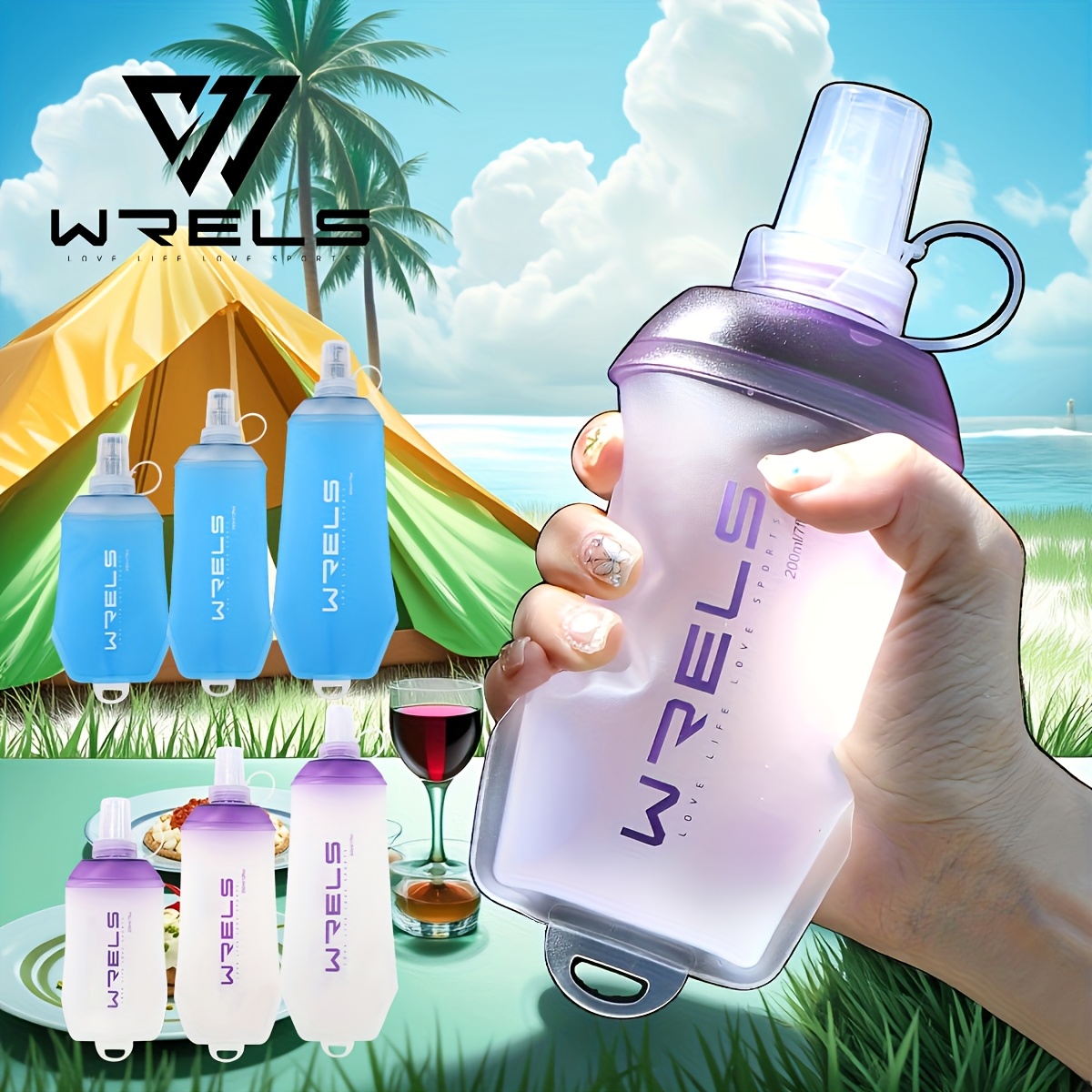 WRELS Folding Collapsible Soft - Water Bag Collapsible avaliação e preço