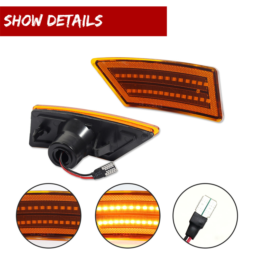 2PCS Car LED Front Side Marker - Signal Flare Kit avaliação e preço