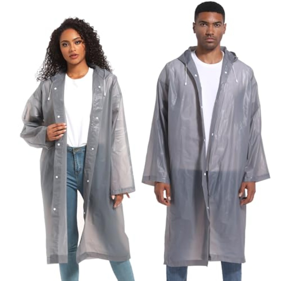 Rain Ponchos for Adults Rainco - Emergency Poncho Rain avaliação e preço