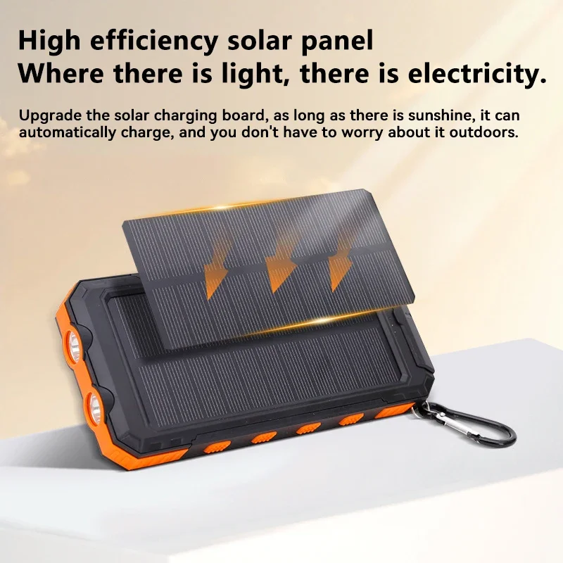 200000mAh Solar Power Bank Por - Solar Emergency Charger avaliação e preço