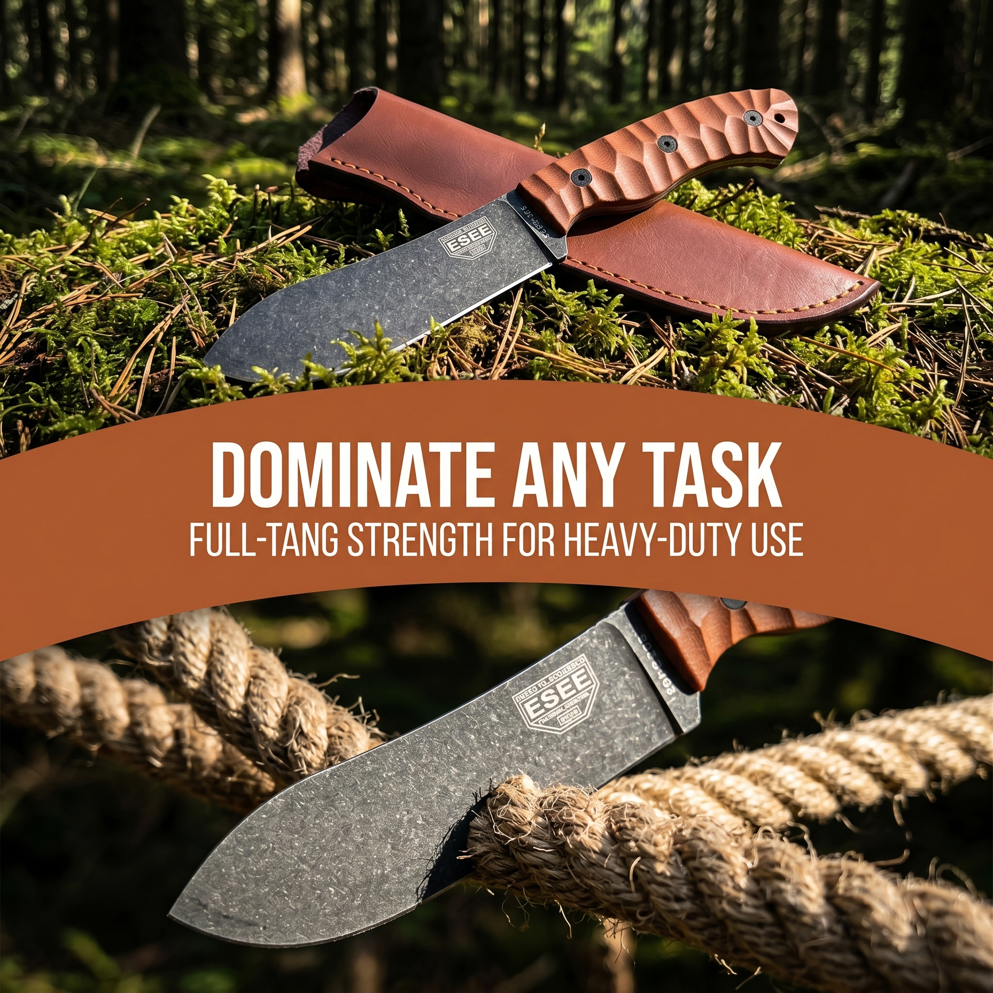 JG5 Fixed Blade with Sheath Ju - Bushcraft Knife Fixed avaliação e preço