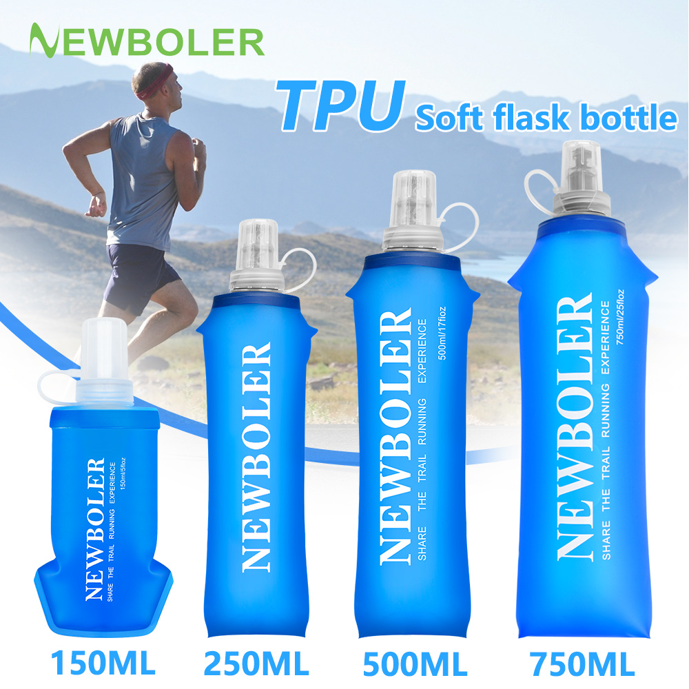 250/500/750ML Water Bottle TPU - Water Bag Collapsible avaliação e preço
