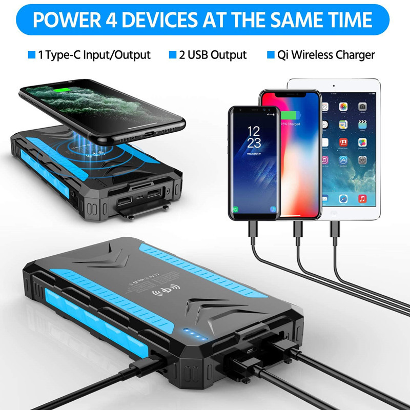 36000mAh Solar Power Bank Fast - Solar Emergency Charger avaliação e preço