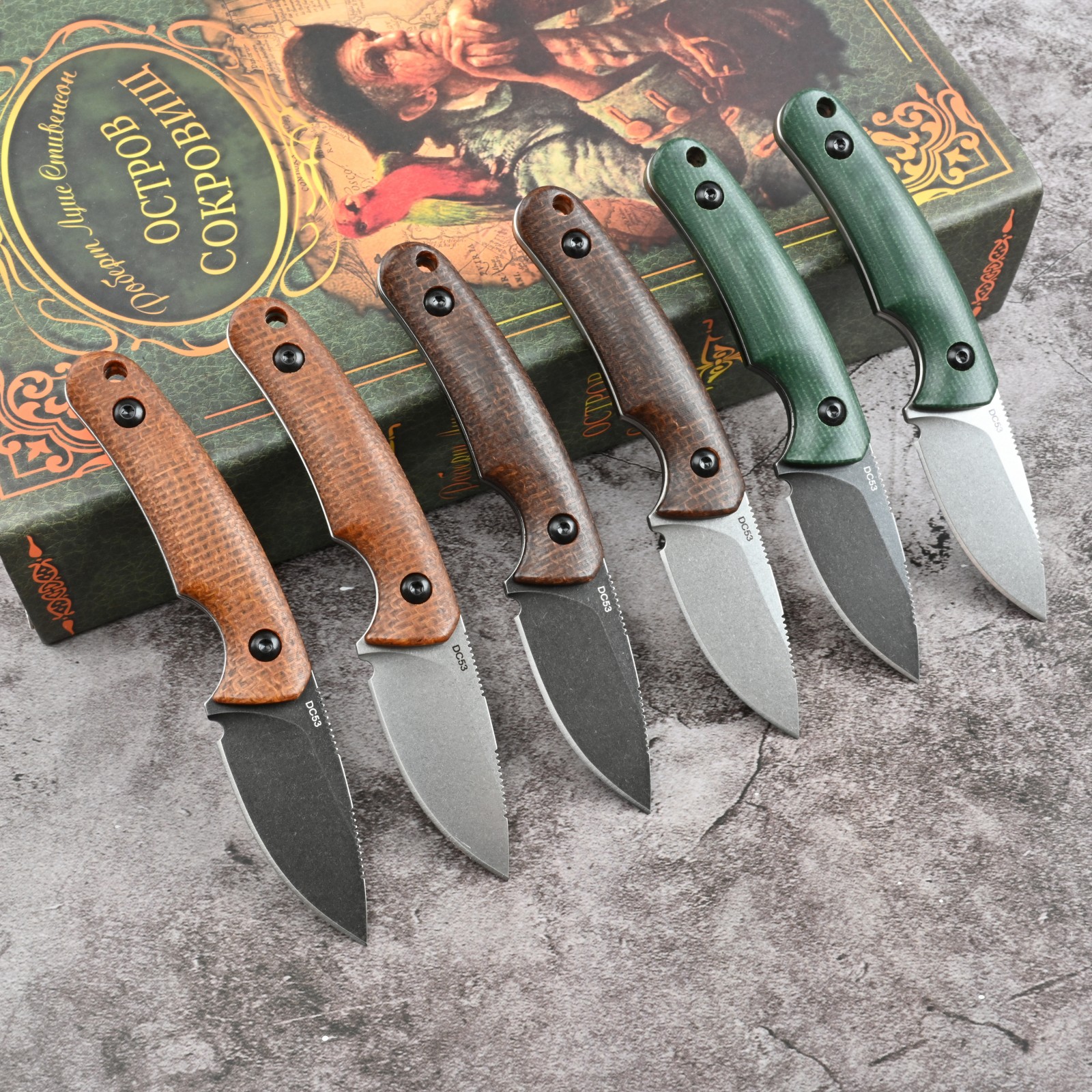 Premium SDOKEDC DC53 Steel EDC - Bushcraft Knife Fixed avaliação e preço