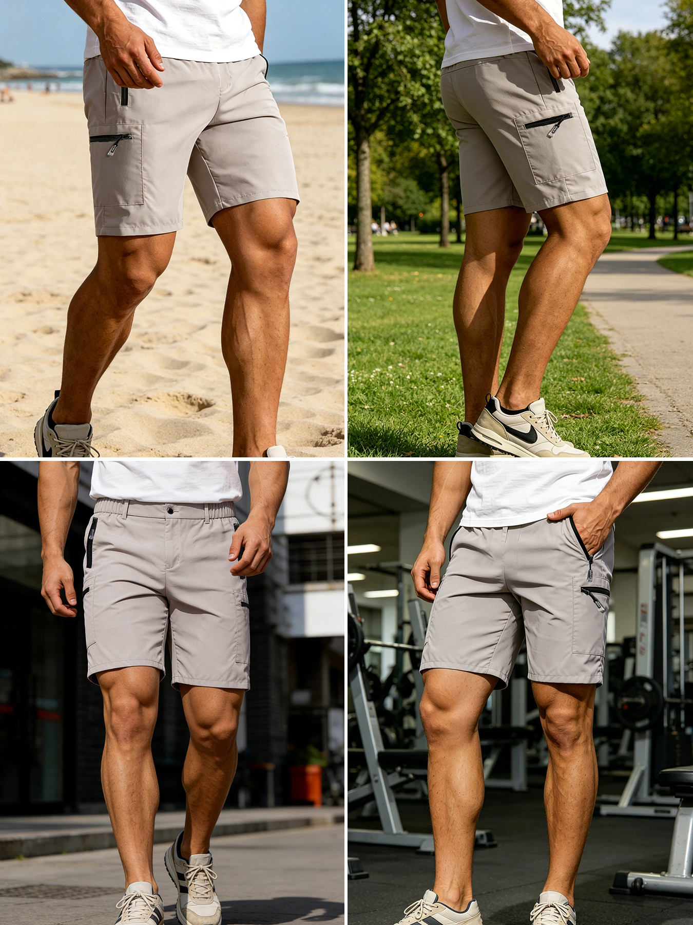 Men's Short Cargo Shorts Multi - Fishing Kit Compact avaliação e preço