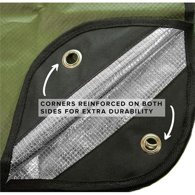 【TRAVEL ESSENTIAL】Waterproof,  - Survival Blanket Reflective avaliação e preço