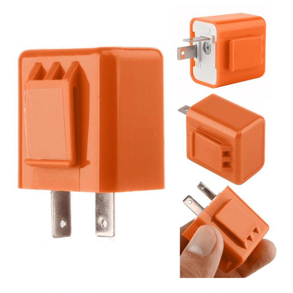 2Pin Motorcycle LED Flasher Re - Signal Panel Orange avaliação e preço