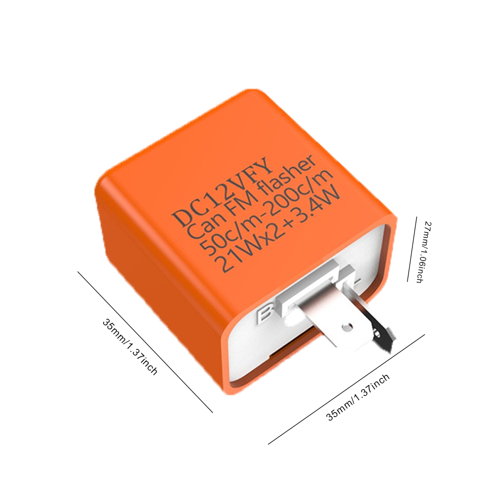 2Pin Motorcycle LED Flasher Re - Signal Panel Orange avaliação e preço