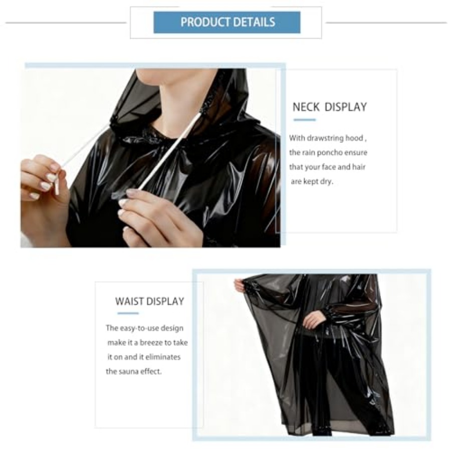 Disposable Rain Ponchos for /A - Emergency Poncho Rain avaliação e preço
