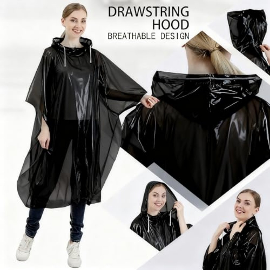 Disposable Rain Ponchos for /A - Emergency Poncho Rain avaliação e preço