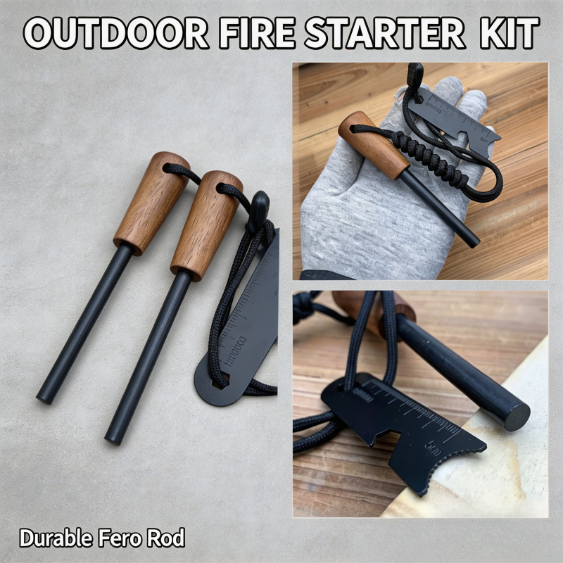 2-in-1 Bushcraft Magnesium Fir - Magnesium Fire Starter avaliação e preço