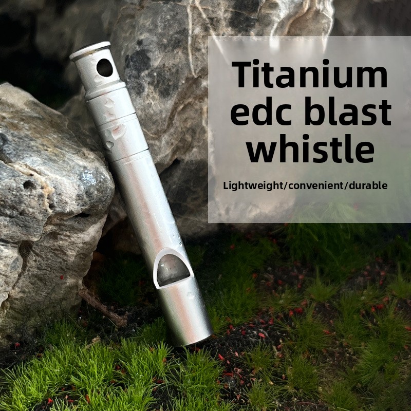 Titanium Alloy Survival Whistl - Emergency Whistle Loud avaliação e preço