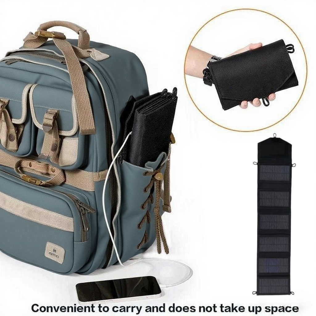 Backpack Carry Portable Foldab - Solar Emergency Charger avaliação e preço