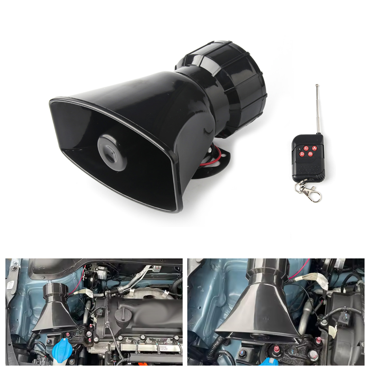 12V Speaker 130dB Wireless Ele - Emergency Whistle Loud avaliação e preço