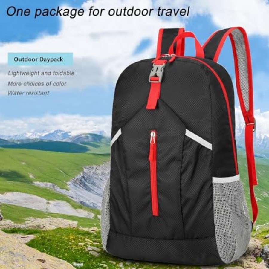 25L Foldable Hiking Backpack,  - Water Bag Collapsible avaliação e preço