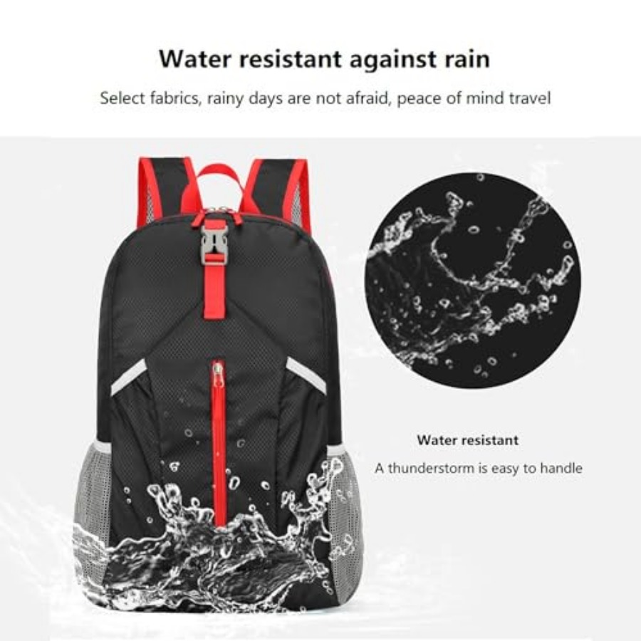 25L Foldable Hiking Backpack,  - Water Bag Collapsible avaliação e preço