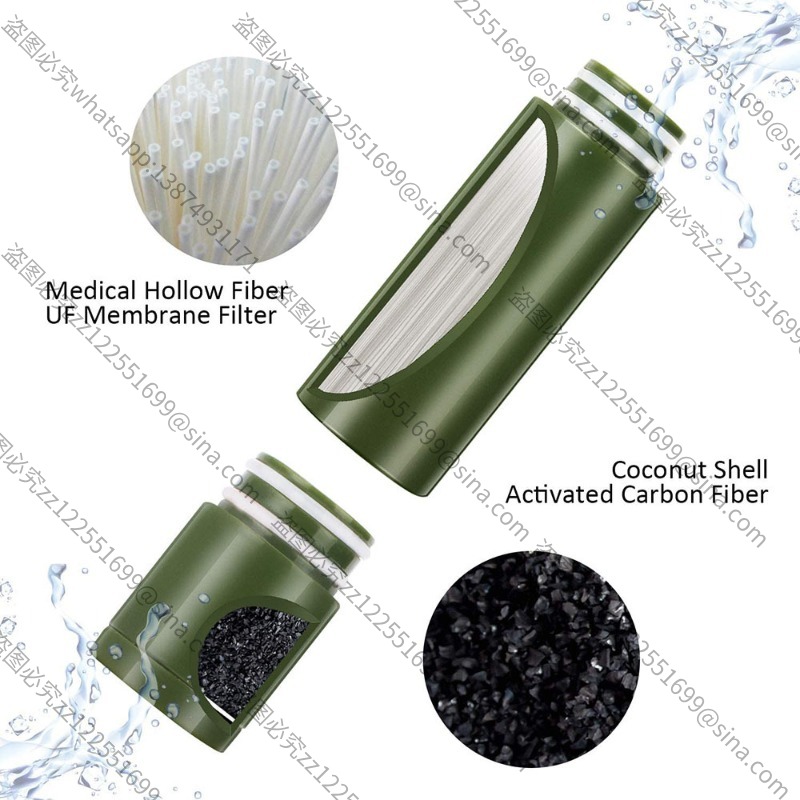 Suitable for Outdoor Water Pur - Water Purification Straw avaliação e preço