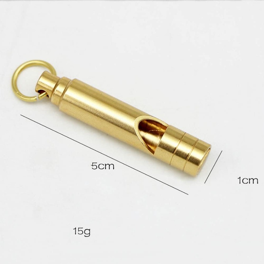 1/5pcs Brass Metal Emergency W - Emergency Whistle Loud avaliação e preço
