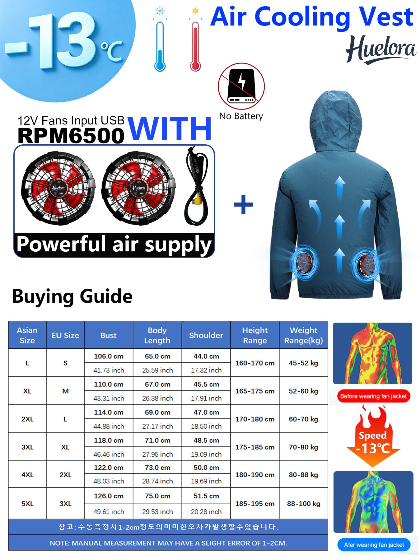 Men's Hooded USB Cooling Jacke - Fishing Kit Compact avaliação e preço
