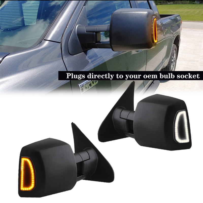 2pcs Switchback LED Side Mirro - Signal Panel Orange avaliação e preço