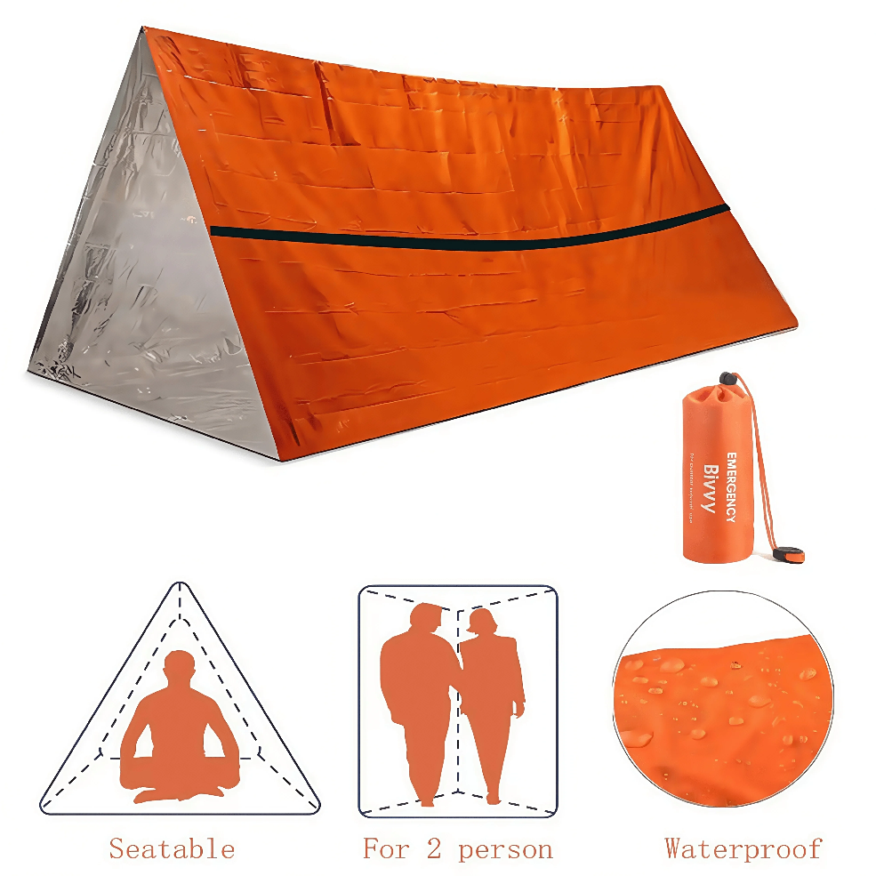 2-Person Emergency Survival Sh - Bivy Bag Emergency avaliação e preço