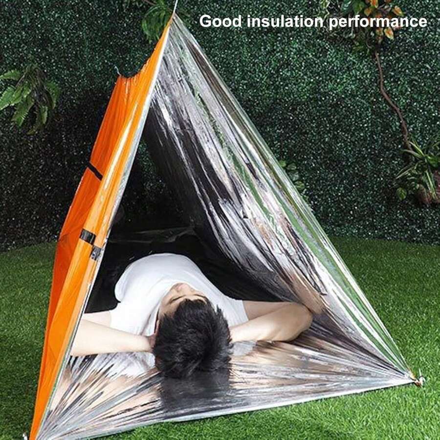 Portable Emergency Pyramid Ten - Survival Blanket Reflective avaliação e preço