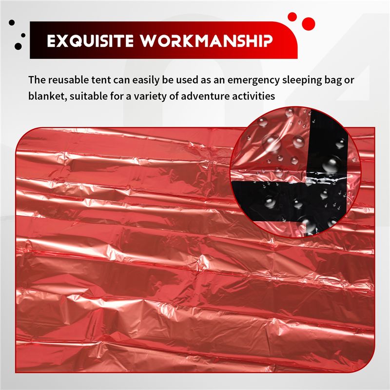 A69P-Emergency Sleeping Bag 2  - Bivy Bag Emergency avaliação e preço