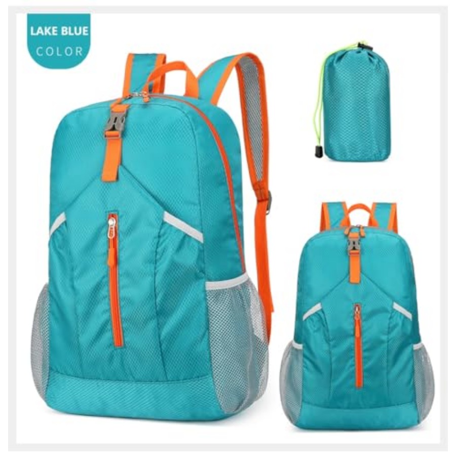 25L Foldable Hiking Backpack,  - Water Bag Collapsible avaliação e preço