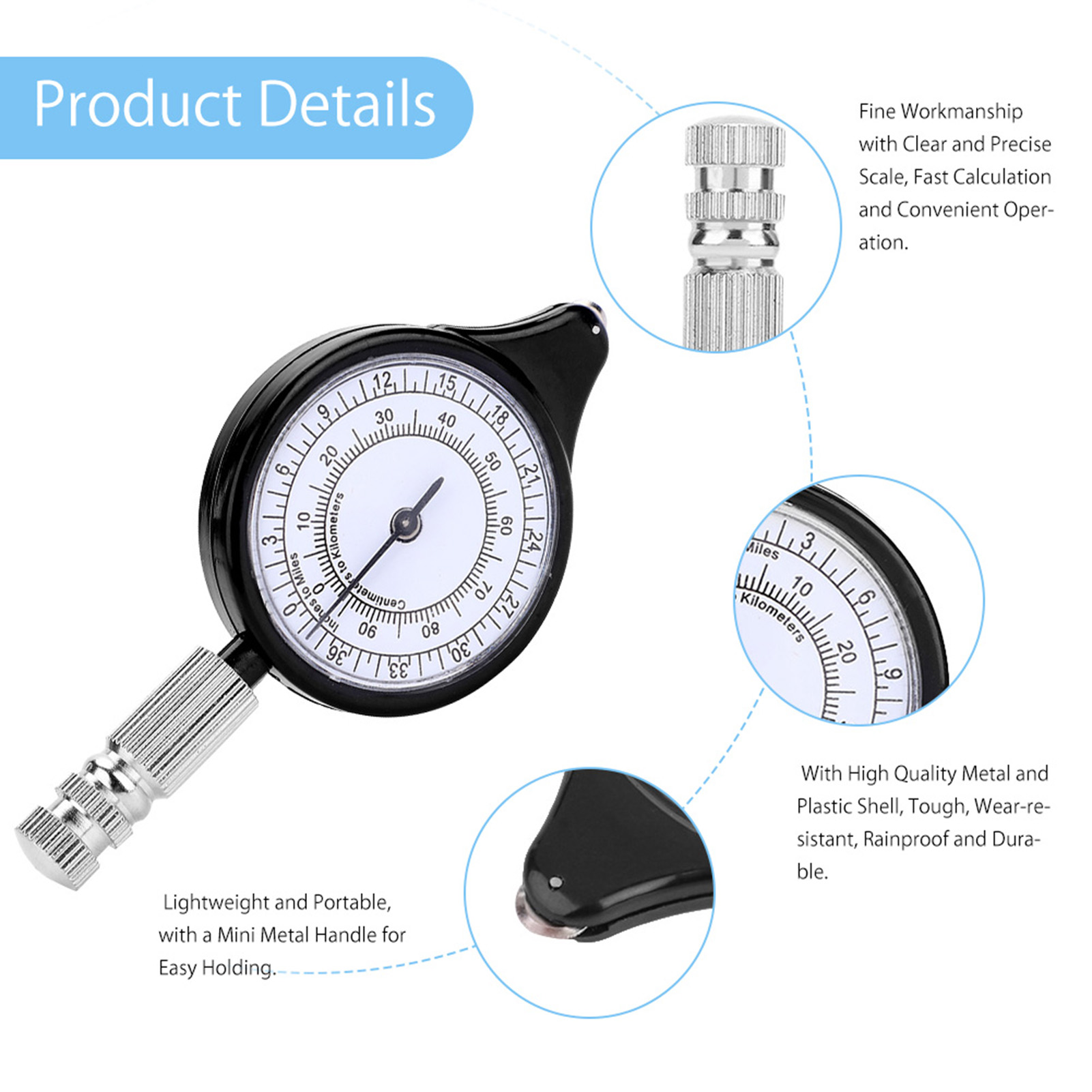Map Measuring Finder Outdoor M - Compass Lensatic avaliação e preço