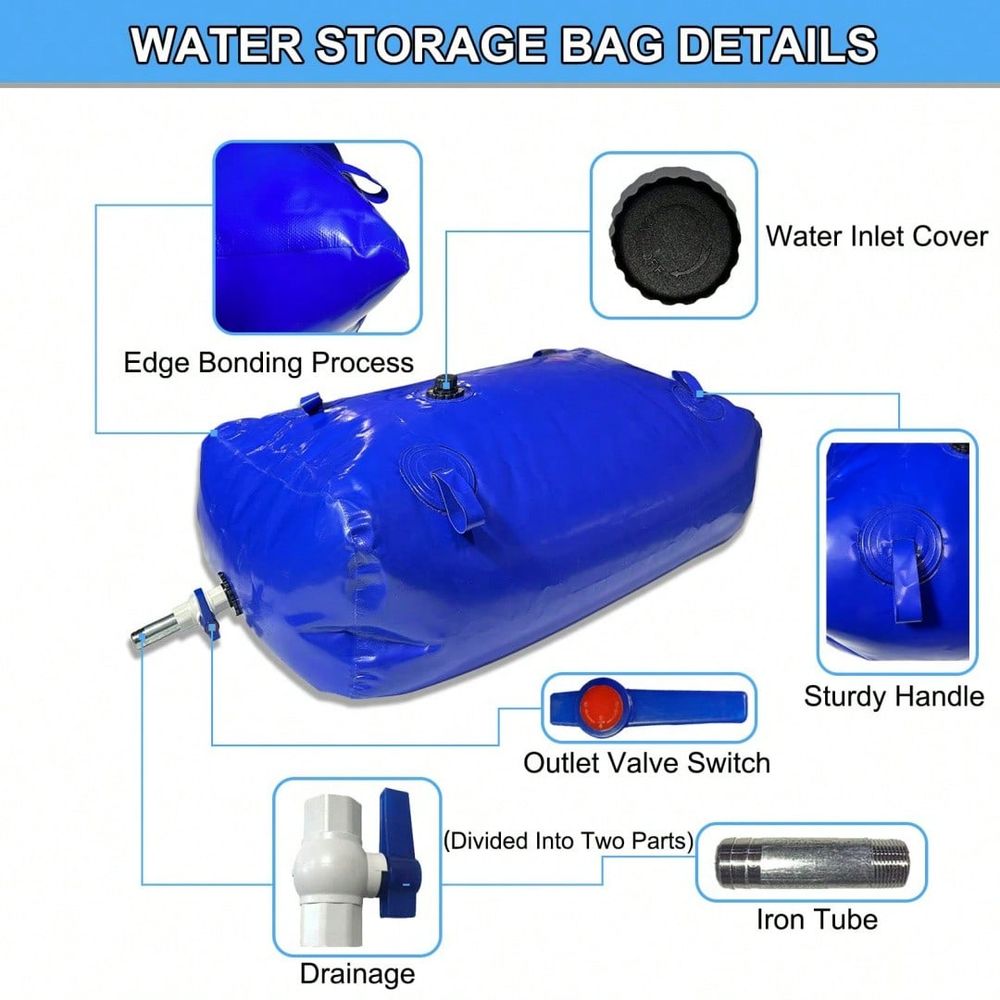 Large Collapsible Water Tank F - Water Bag Collapsible avaliação e preço