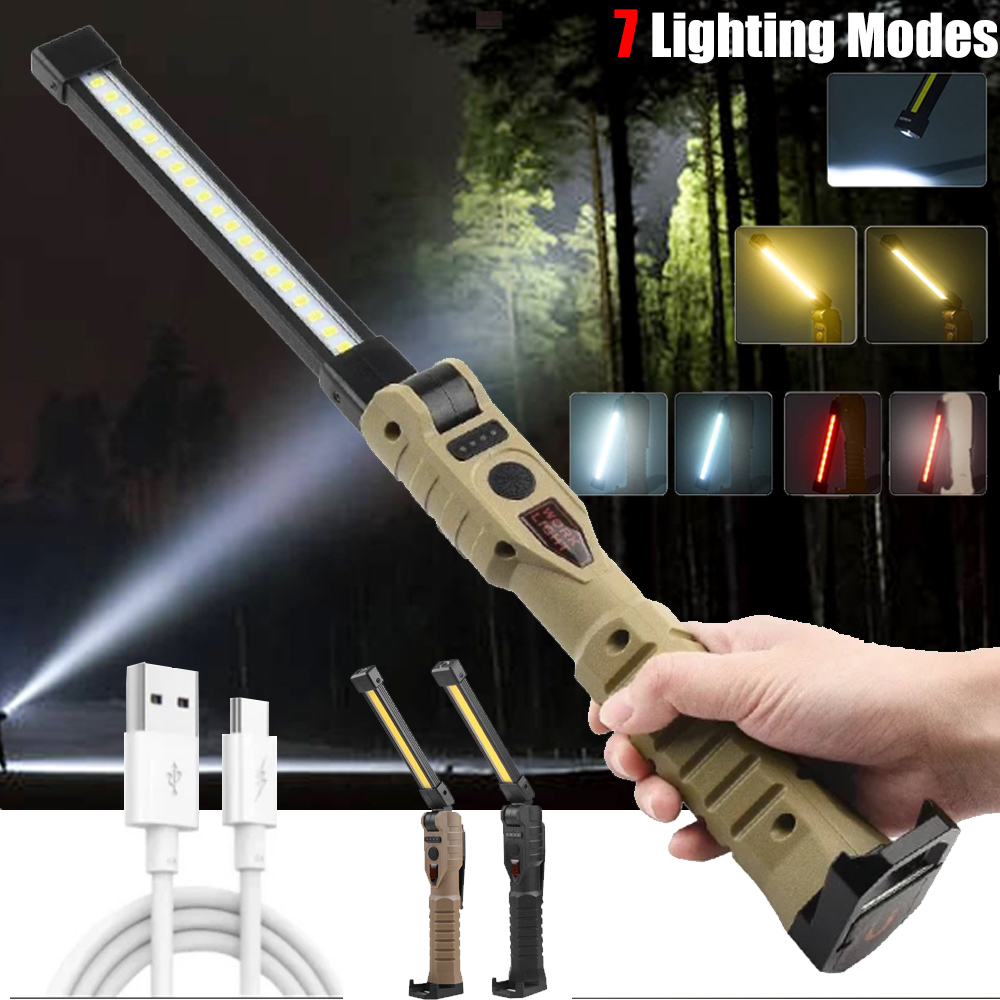 Folding COB Portable LED Work  - Sos Light Strobe avaliação e preço