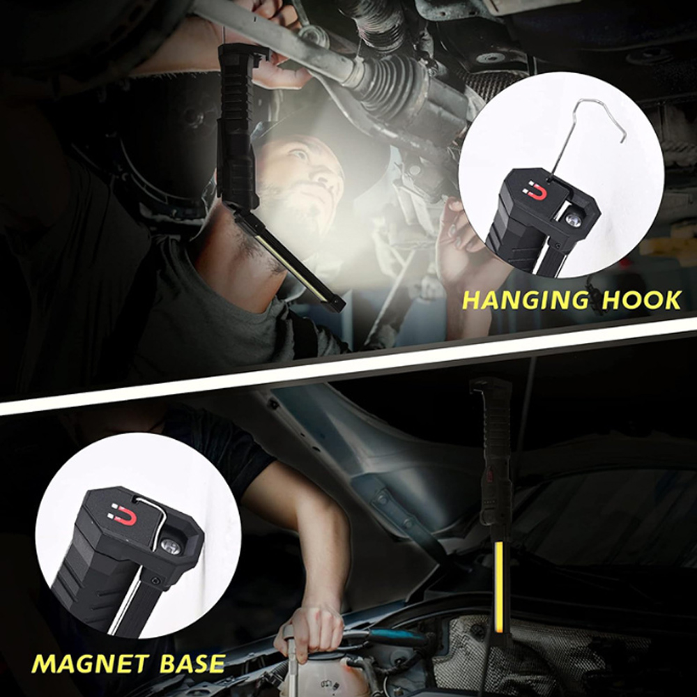 Folding COB Portable LED Work  - Sos Light Strobe avaliação e preço