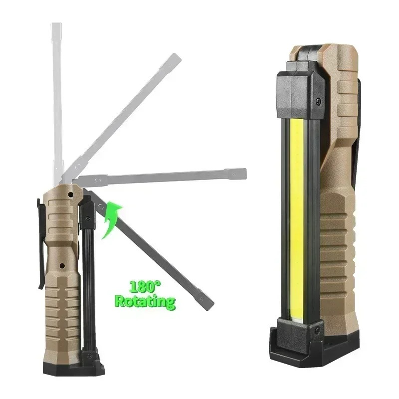 Folding COB Portable LED Work  - Sos Light Strobe avaliação e preço