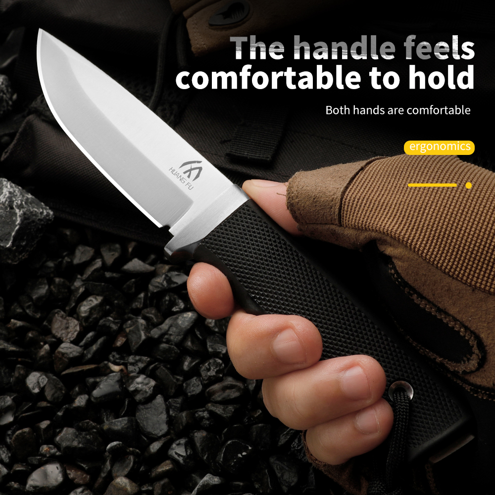 High-quality steel fixed blade - Bushcraft Knife Fixed avaliação e preço