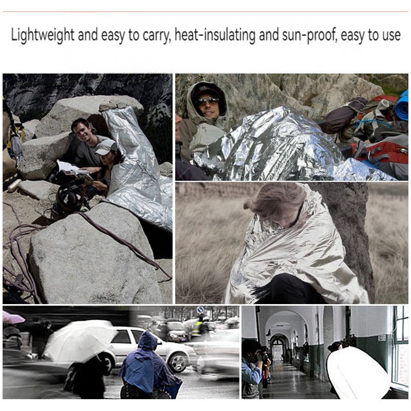 Outdoor emergency blanket port - Survival Blanket Reflective avaliação e preço