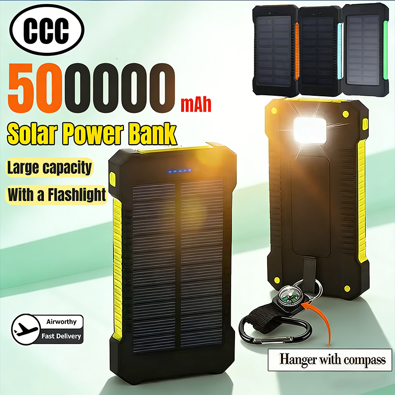 500000mAh Waterproof Outdoor S - Solar Emergency Charger avaliação e preço