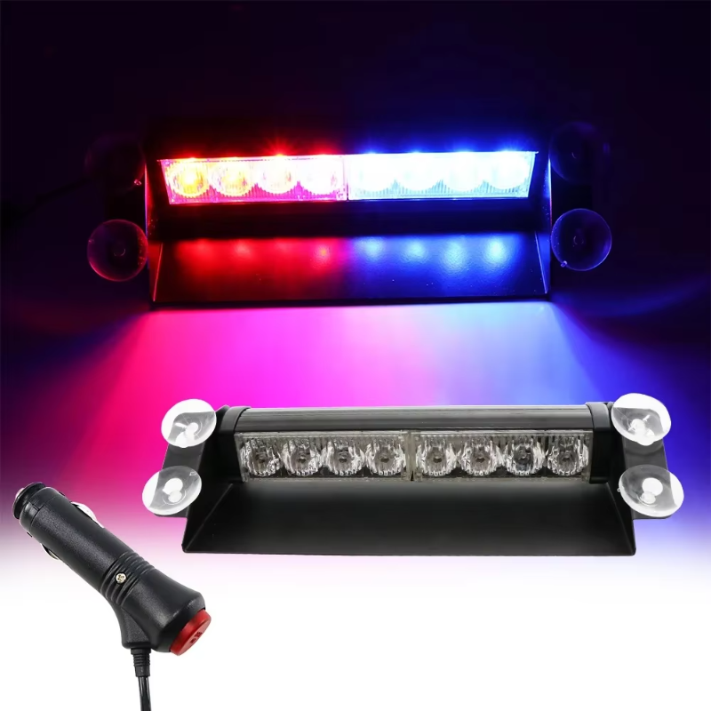8 LED Universal Car Strobe Lig - Sos Light Strobe avaliação e preço