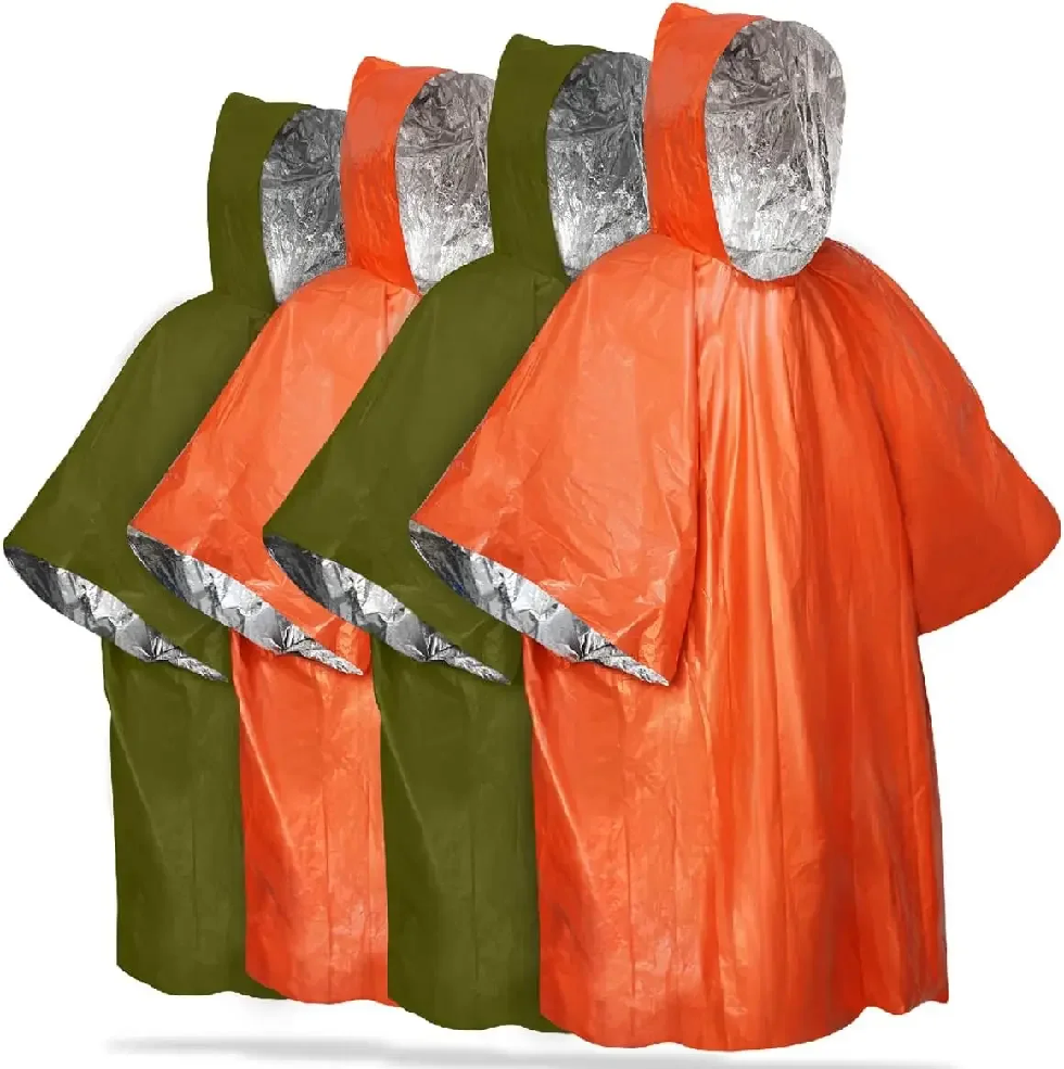 Emergency Rain Poncho Hood Reu - Emergency Poncho Rain avaliação e preço