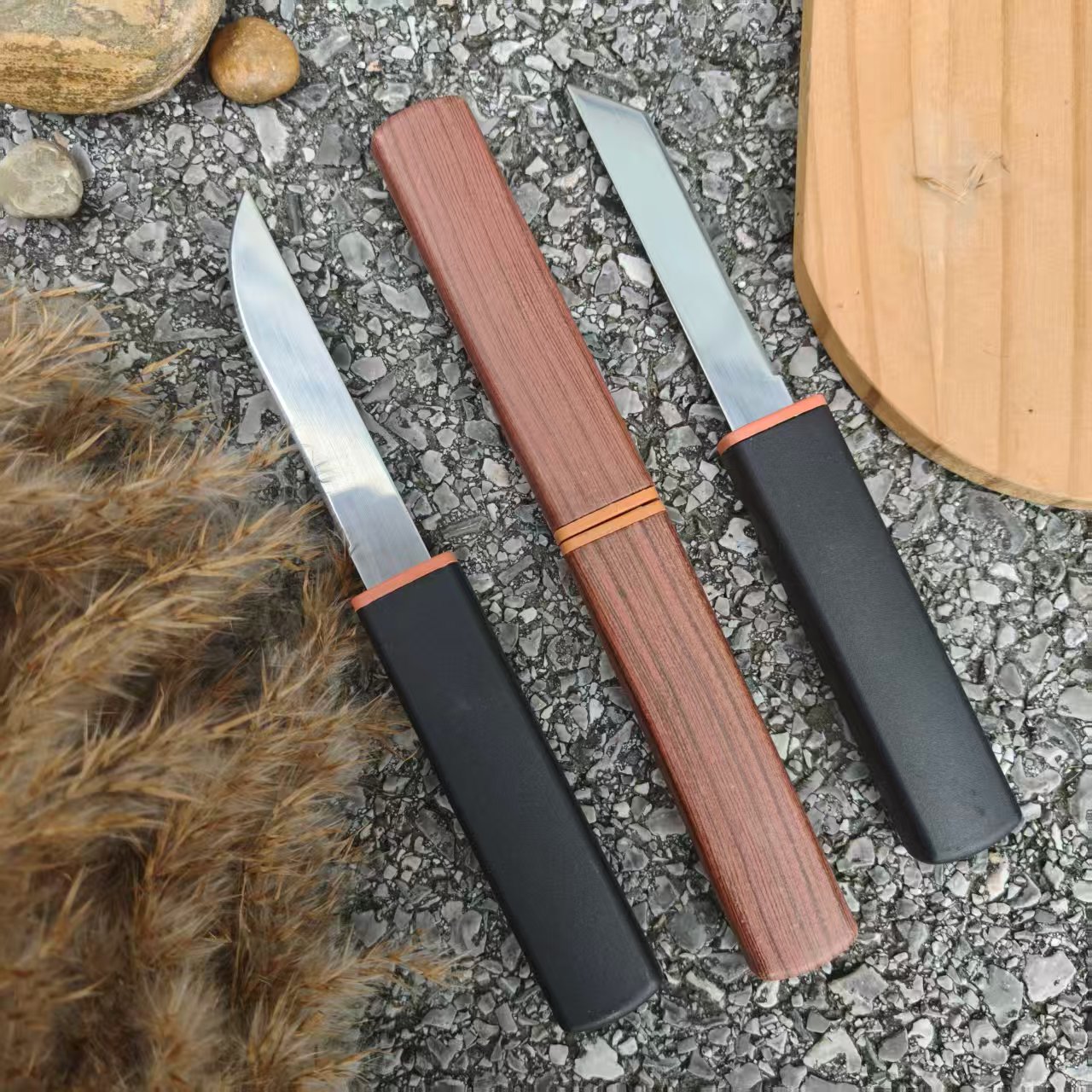 Dragon Phoenix Twin Blades Fol - Bushcraft Knife Fixed avaliação e preço