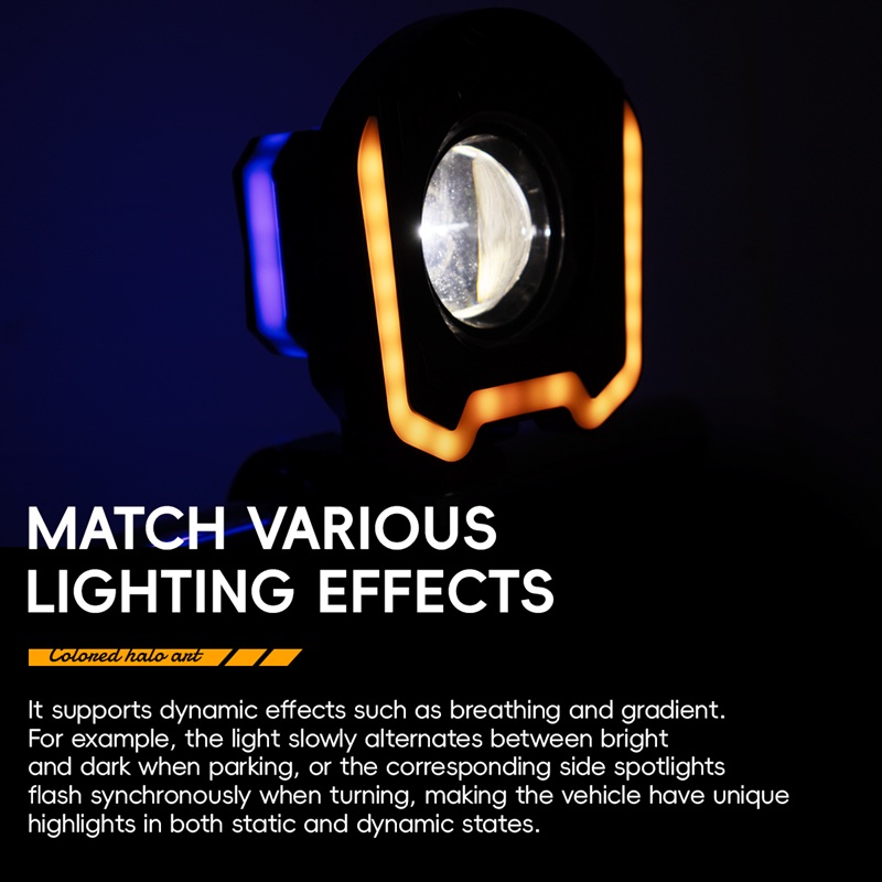4inch Motorcycle LED Spotlight - Sos Light Strobe avaliação e preço