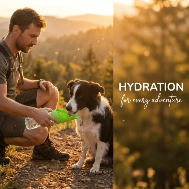 Dog cat Travel Water Bottle  P - Water Bag Collapsible avaliação e preço