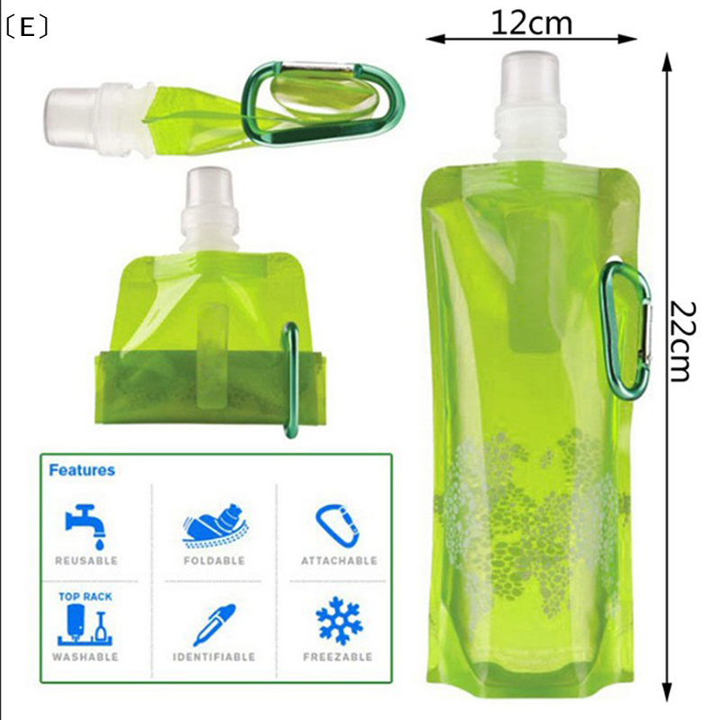 〔E〕1Pc Cups Bag Folding Plasti - Water Bag Collapsible avaliação e preço